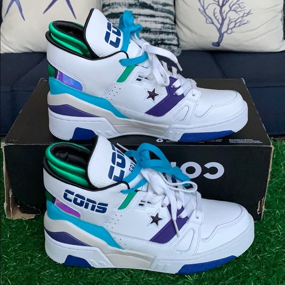 Converse ERX 260 MID Wht/court purple/bold Jade Wm - Picture 16 of 16